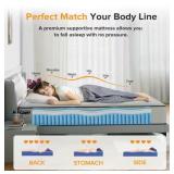 BABO CARE Queen Size Plush Hybrid Gel Memory Foam 10 in. Innerspring Euro Top Support and Motion Isolation Mattress