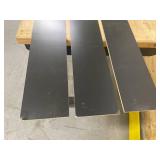HAMPTON BAY Lot of 3- Avondale/Leyton 90 in. W x 4.5 in. H Toe Kicks in Raven Black