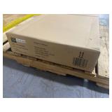 HAMPTON BAY Avondale 18 in. W x 24 in. D x 34.5 in. H Ready to Assemble Plywood Shaker Base Kitchen Cabinet in Raven Black- MSRP $288
