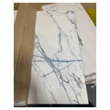 ^IVY HILL TILE Lot of 4 Cases of- Calacatta Indigo 12 in. x 24 in. Matte Porcelain Floor and Wall Tile (6 pieces/11.62 sq. ft./Case for a Total of 46.48 sq. ft.) MSRP $362