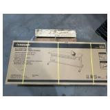 ^72 in. Adjustable Height Workbench Table with 2-Drawers in Black Msrp $398.00