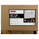 ^Classic 500 60 in. Right Drain Rectangular Alcove Bathtub in High Gloss White Msrp $349.99