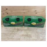 VIGORO Lot of 2- 6 in. x .25 in. x 6 in. Black Plastic Landscape Edging (40-6 in. Pieces/ 20 Linear ft. each for a Total of 40 Linear ft)