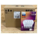 Philips Ultra Definition A19 E26 (Medium) LED Bulb Soft White 60 Watt Equivalence 4 pk