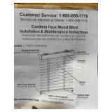 Cordless Faux Wood Blind