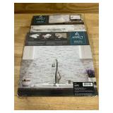 Collage 11.75 in. x 6 in. Metal and Composite Peel and Stick Backsplash in Marble Shine (2-Pack)