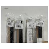 58 in. Restroom Stall Door Privacy Cover Opaque/Smoke Self-Adhesive