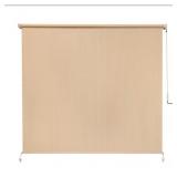 ^ Coolaroo Southern Sunset UV Blocking Fade Resistant Fabric Exterior Roller Shade 72 in. W x 72 in. L