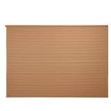 Tan Wheel-Operated Light Filtering PVC Exterior Shade 96 in. W x 72 in. L