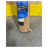 Tan Wheel-Operated Light Filtering PVC Exterior Shade 96 in. W x 72 in. L