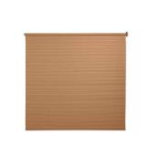 Tan Cordless Wheel-Operated Light Filtering PVC Exterior Shade 72 in. W x 72 in. L