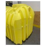 1000 Gal. Yellow Polyethylene Two Compartment Septic Tank MSRP $2,199