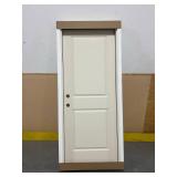 ^MMI DOOR 32 in. x 80 in. Carrara Right-Hand Primed Composite 20 Min. Fire-Rated House-to-Garage Single Prehung Interior Door Msrp $878.00