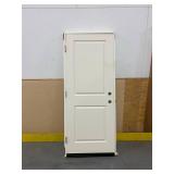 ^MMI DOOR 32 in. x 80 in. Carrara Right-Hand Primed Composite 20 Min. Fire-Rated House-to-Garage Single Prehung Interior Door Msrp $878.00