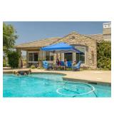 10 ft. x 10 ft. Blue Instant Canopy Pop Up Tent (missing tent cover)