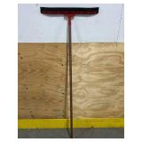 24 in. High Power Curved Rubber Floor Squeegee with 60 in. Wood Handle