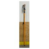 PowerLever 1-1/8 in. Cut Capacity Steel Saw Blade 15 in. Fiberglass Pole 14 ft. Tree Pruner