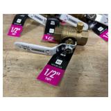 1/2 in. Press x 1/2 in. Press Lead Free Brass Ball Valve (lot of 10)