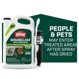 Ortho GroundClear Weed and Grass Killer with Comfort Wand Kills Moss and More 1 gal. (Lot of 8 gallons)