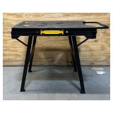 ^ DEWALT 33 in. H Plastic Folding Portable Sawhorse Workbench Msrp $129.00