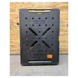 ^ DEWALT 33 in. H Plastic Folding Portable Sawhorse Workbench Msrp $129.00