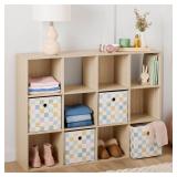 ^MainStays 12 Cube Storage Orgainzer Spring Pine