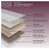 HOME DECORATORS COLLECTION Lot of 26 Cases of- Hidden Canyon Hickory 12 mm T x 8 in. W Waterproof Laminate Wood Flooring(15.94 sq. ft./Case) (Total of 414.44 sq. ft.)