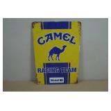 Vintage Style Metal Sign - Camel Racing Team