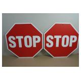 *2* 18" Stop Signs