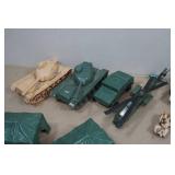 Plastic Army Men and Vehicles