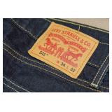 Mens 34x32 Jeans and Nike Baselayer Set - Large Top/Medium Pants