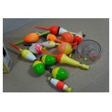 Strike King Contra 15lb Test Fishing Line and Bobbers