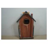 Wood Folk Art General Store Wall Clock