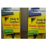*2* Solar Powered Mole & Gopher Sonic Spikes