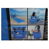 Hurley Lounger Beach Mat with Built in Cooler