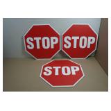 *3* 18" Stop Signs