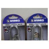 Brinks Cut Resistant Steel Locking Bolts