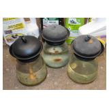 Assorted Outdoor Pest Control and Vintage Tiki Lamps