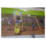 A-Game Sunnyville Wooden Play Set - Missing Some Boards