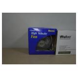 Wuloo Wireless Driveway Alarm and Desk Fan