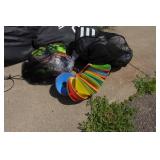 Portable Soccer Nets, Balls, Adidas Ball Bag, and Training Cones