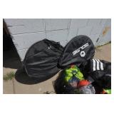 Portable Soccer Nets, Balls, Adidas Ball Bag, and Training Cones