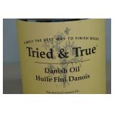 1QT Tried & True Danish Oil Polymerized Linseed Oil