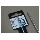 *2* Wiha Softfinish Slotted Drivers
