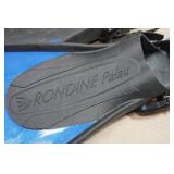 Cressi Adult Rondine Palau Fin Snorkel Set - Fin Size L/XL