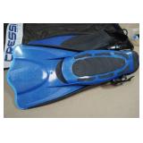Cressi Adult Rondine Palau Fin Snorkel Set - Fin Size L/XL