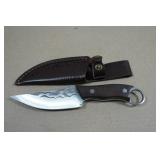 Carbon Steel Finger Hole 9" Knife
