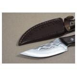 Carbon Steel Finger Hole 9" Knife