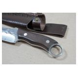 Carbon Steel Finger Hole 9" Knife