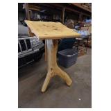 Natural Wood Finish Pulpit/Podium